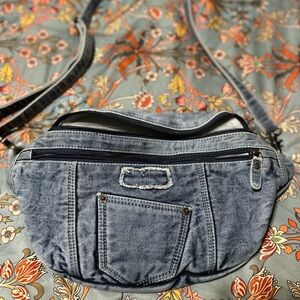 Myra Bag Blue Denim Crossbody